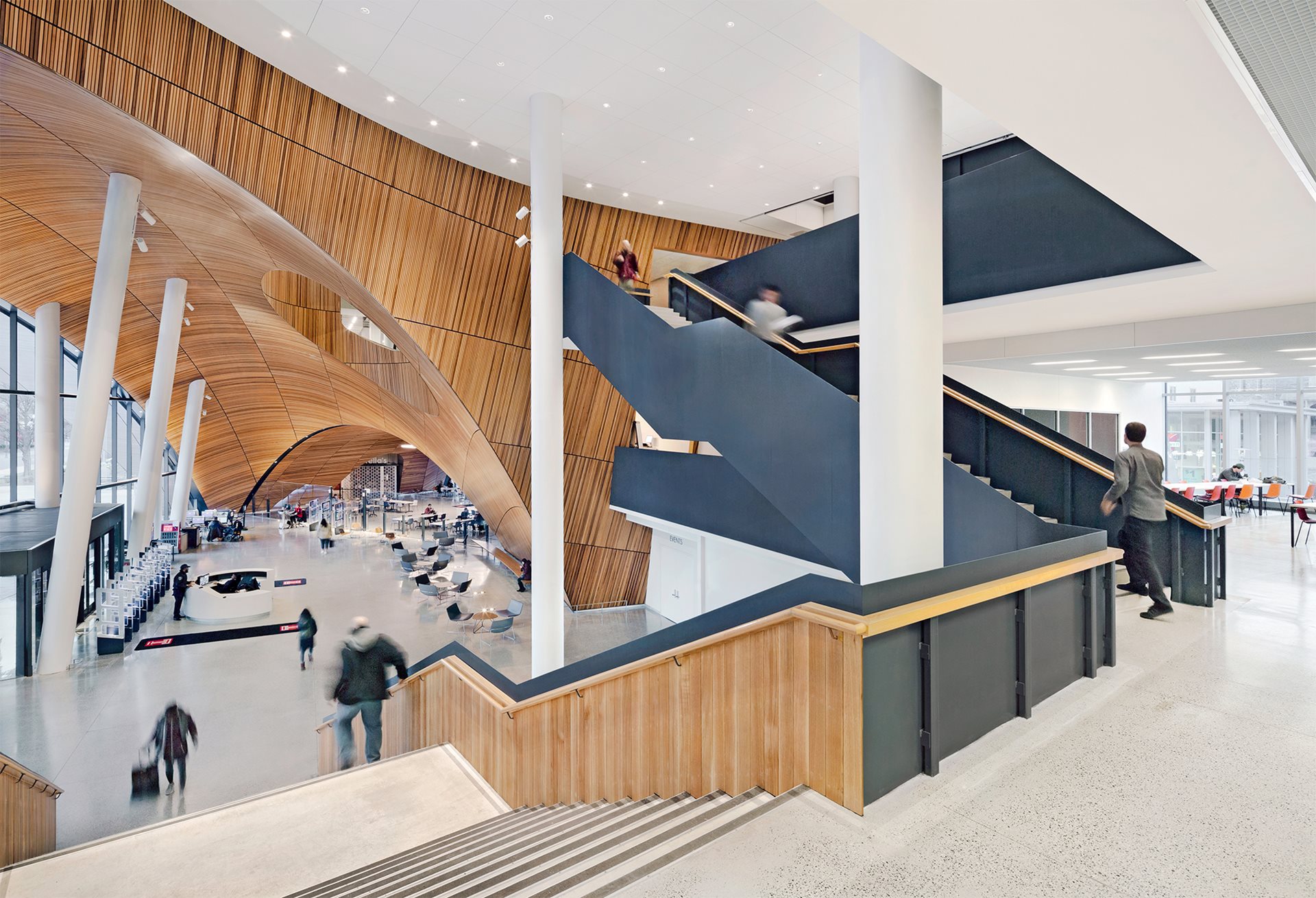 CHARLES LIBRARY AT TEMPLE UNIVERSITY, TILLOTSON DESIGN ASSOCIATES, SNOHETTA, PHILADELPHIA, PENNSYLVANIA