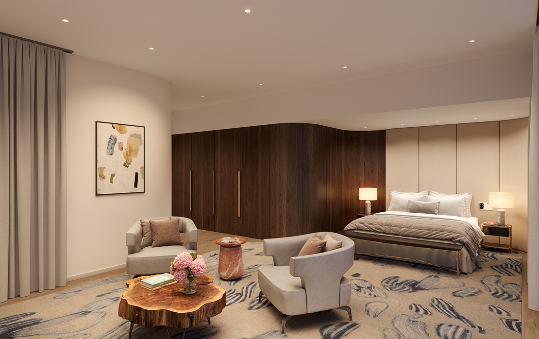 Hotel Suite Rendering